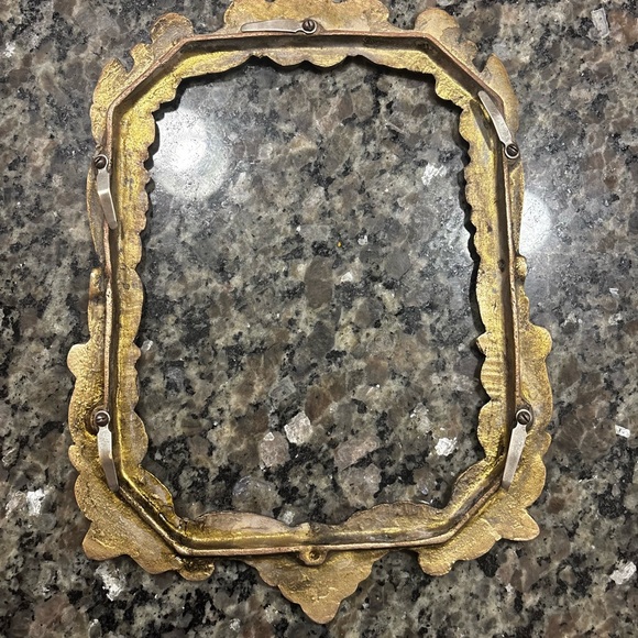 Antique gilded bronze Ornate frame piece - Picture 5 of 15
